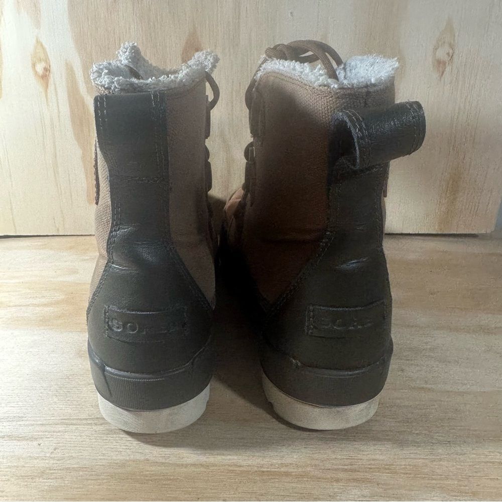 Sorel Tan and Black Winter Boots  Women’s Size 7.5 - Picture 5 of 7